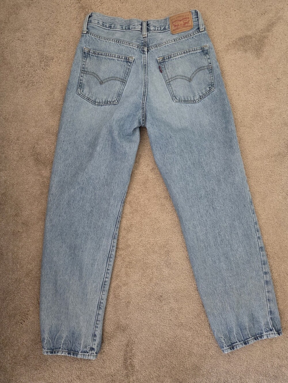Levi's ‘94 Baggy Bootcut Medium Wash Denim Jeans Womens Size 27 - Picture 3 of 10